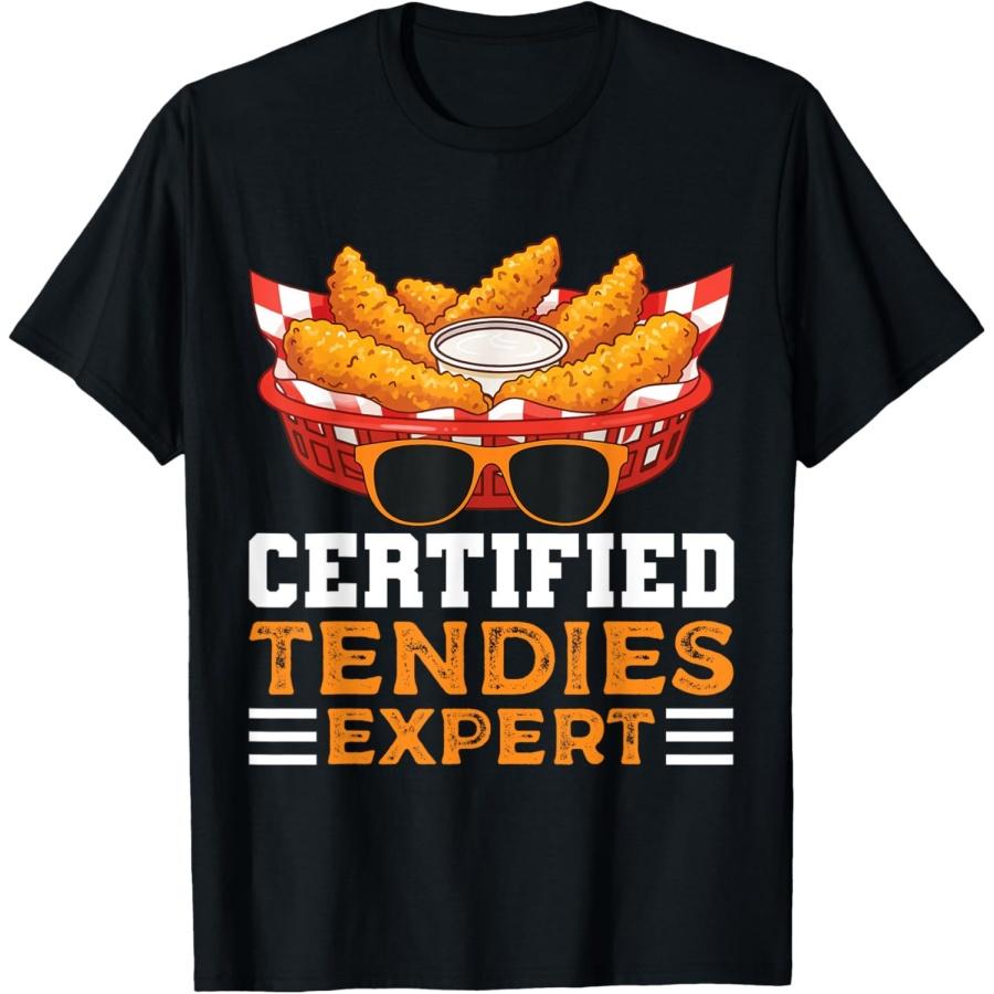 Certified Tendies Expert Fried Chicken Tenders T-Shirt S чёрный