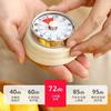 Magnetischer Mechanischer Countdown Küchenwecker Erinnerung Langlebiges Edelstahlwerkzeug zum Kochen Backen Lehren Büro Studium