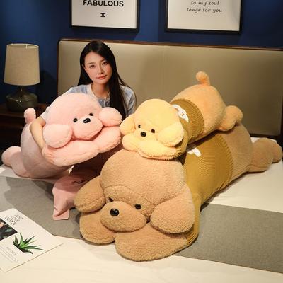 Large Clothed Dog Doll Plush Toy Teddy Dog Doll Children's Soothing Ragdoll Girl Birthday Gift