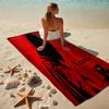Custom Name Batman Saga Stylish Digital Printing Beach Towel Quick‑Drying Absorbent Blanket for Beach Pool Gym Travel