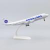 Flugzeugmodell PAN AM 747 B747, 20 cm, aus Metallguss, mit Rädern, für Pan American Airways, Dekoration für Zuhause oder Büro