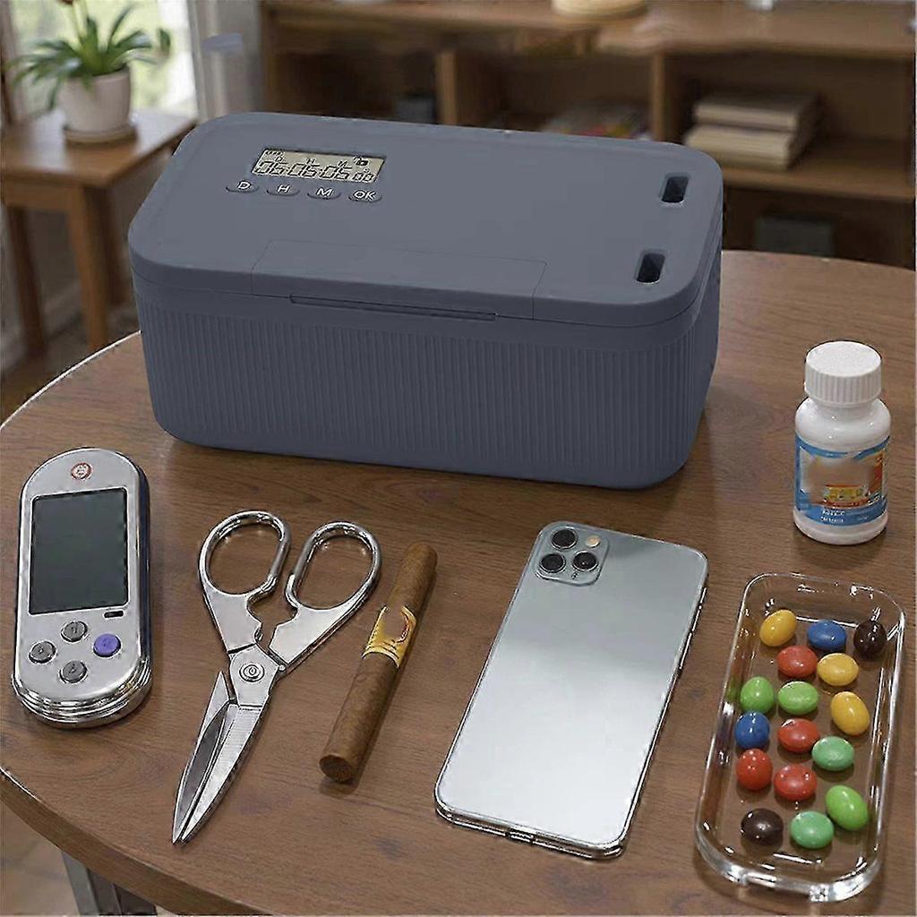 Elektronische Zeitschlossbox für Selbstdisziplin, Telefon- und Social-Media-Kontrolle