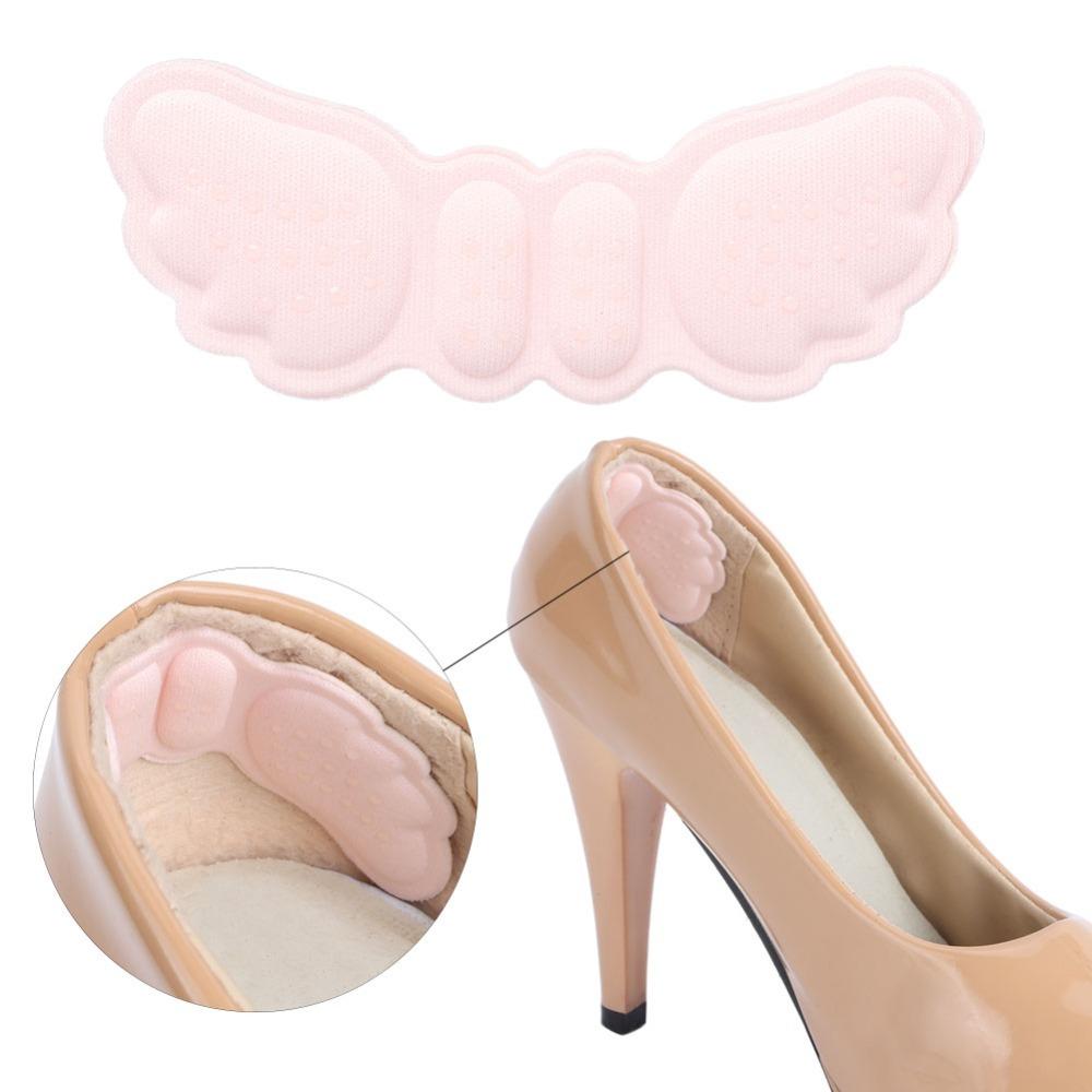 5 Pair Cloth Angel Wing Dot Glue Heel Pads  New shoes rubbing heel relief Thin version