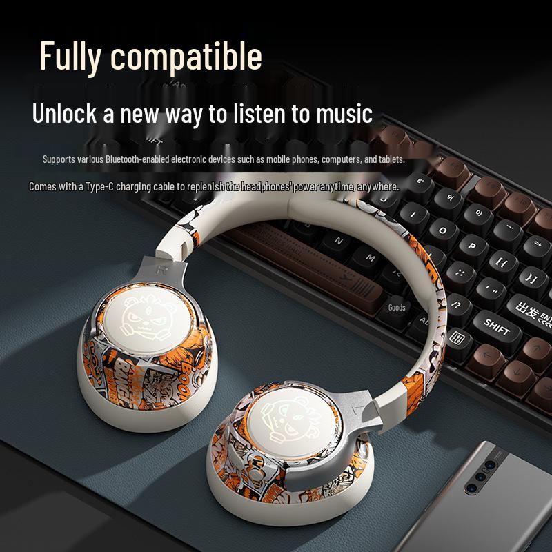 2026 Trendiges Bluetooth Over-Ear Kabelloses Gaming-Headset - Neues Heißverkaufendes E-Sport-Design.