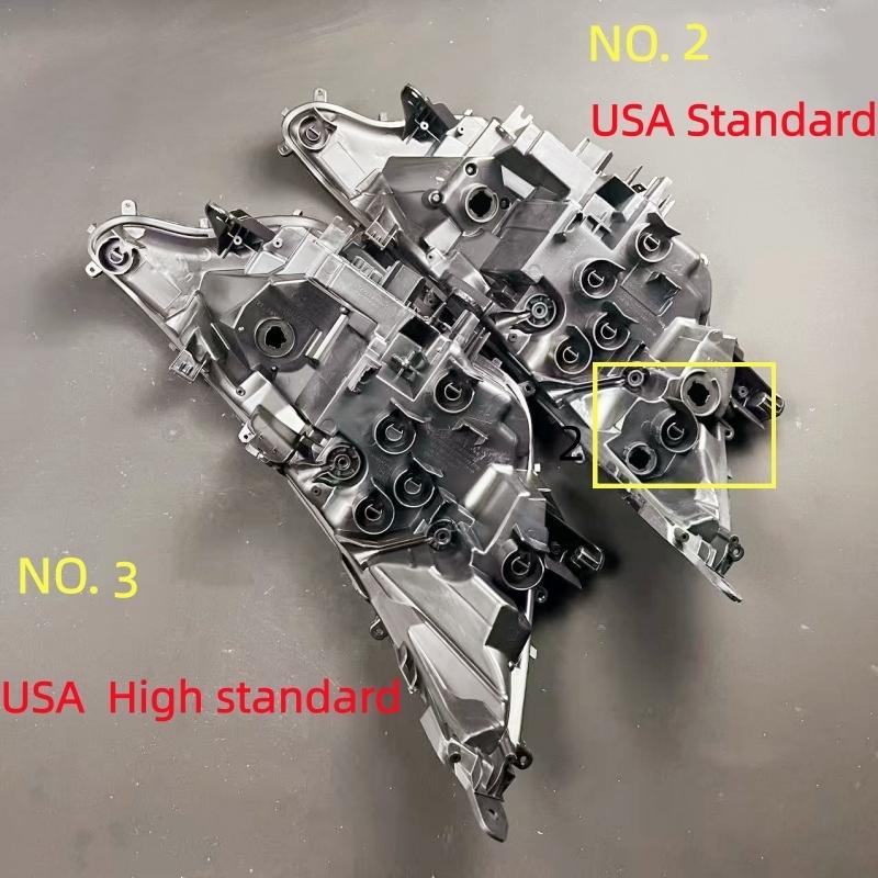 For TOYOTA RAV4 2023 2024 Headlamp Base Headlight Rear shell Replacement Headlight House Black rear shell