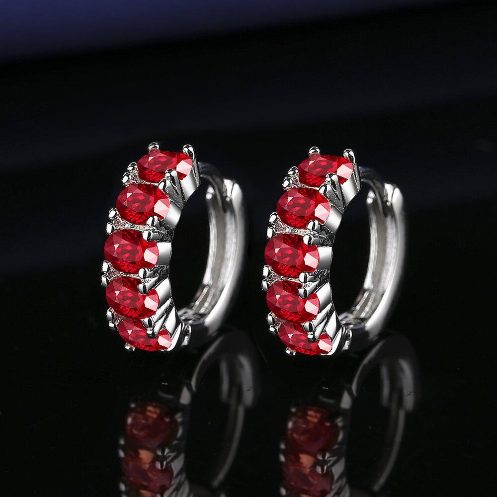 Full Zircon Fashionable Champagne Color for Women Earrings