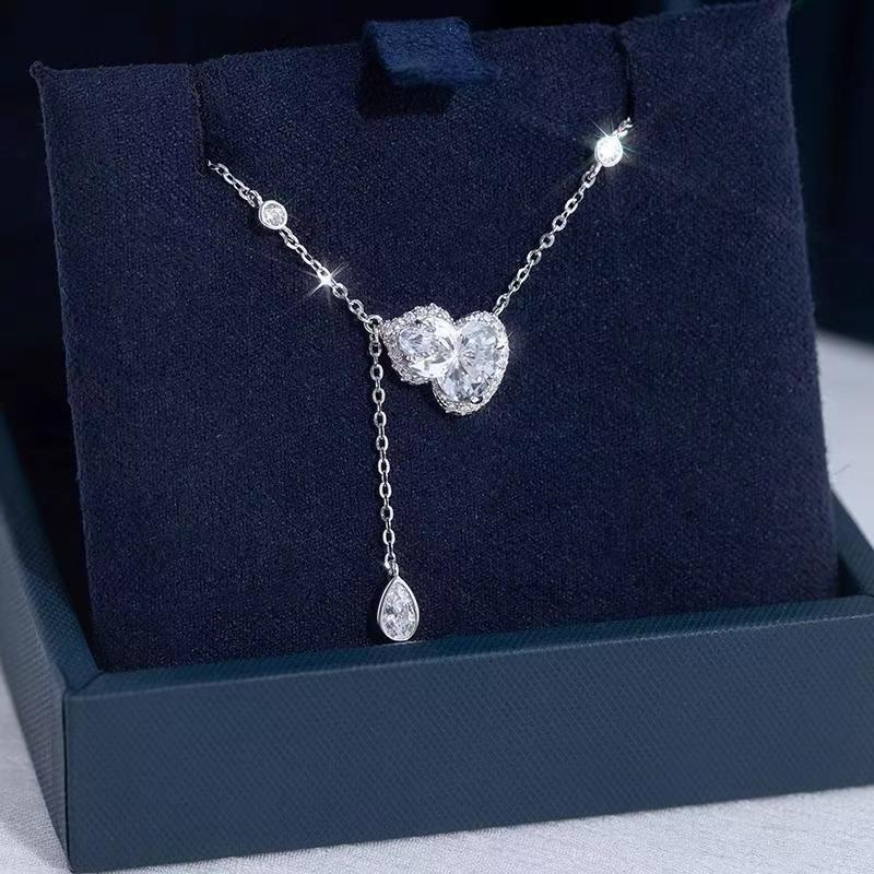 Classic S925 Silver Gourd Tassel Necklace - Elegant, Versatile Pendant 925 Silver