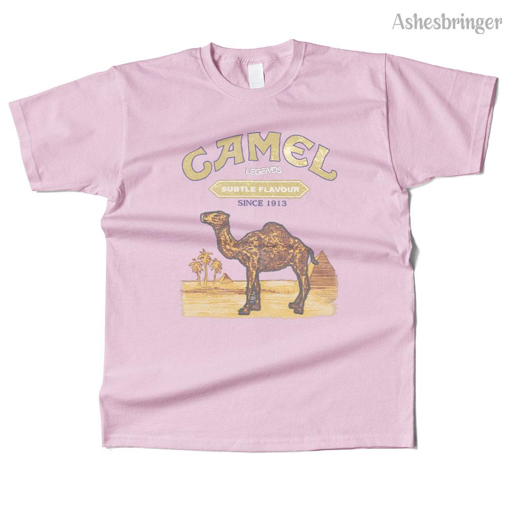 Unisexs Cotton Camel Legends Graphic T Shirt Street Casual Style Tee for Unisex and Women