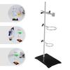 50cm Lab Stands with Support and Flask Condenser Clamp Scientific Supplies for Physics and Chemistry Experiments