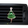 Dancing Girl Style Car Air Freshener Perfume Bottle Diffuser   In the Car Auto Air Conditioner Outlet Vent Air Perfume Clip