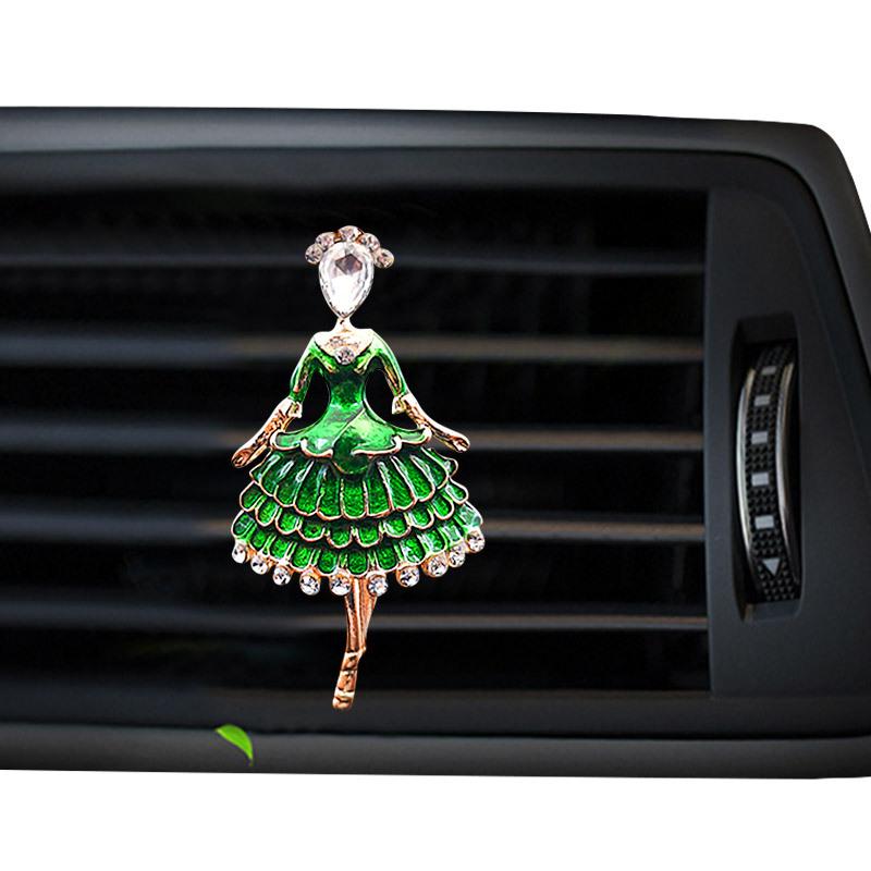 Dancing Girl Style Car Air Freshener Perfume Bottle Diffuser In the Car Auto Air Conditioner Outlet Vent Air Perfume Clip