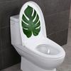 Kreative Blumen-Gras-Wandaufkleber, selbstklebende PVC-Aufkleber, Vinyl-Kunst-Dekoration, abnehmbare Toilettendeckel-Aufkleber, Badezimmer-Keramikfliesen-Aufkleber
