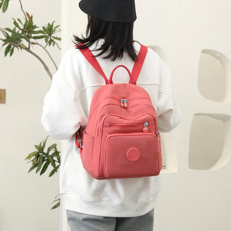 Damski plecak podróżny Nylonowy tornister Lekki plecak studencki o dużej pojemności