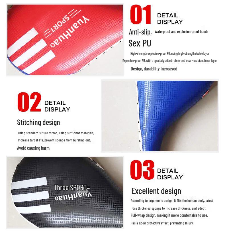 Double Leaf Taekwondo & Boxing Hand Target - Chicken Leg Style with Custom Logo