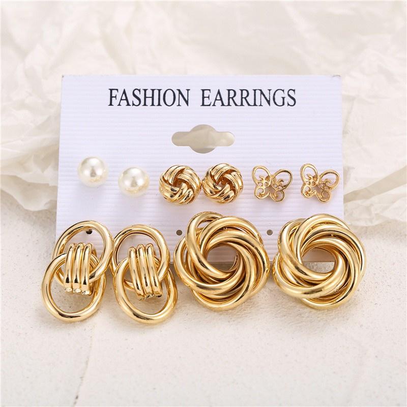 IF ME Fashion Resin Stud Earrings Colorful Butterfly Hoop Earring Women Jewelry Accessories