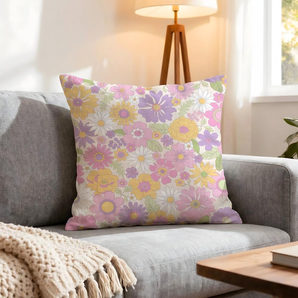 Pattern Patchwork Pattern Cushion Cover 1Pcs Decorative Covers Soft Cushion Case For Sofa Couch Decor 40X40 45X45 Pillowcases