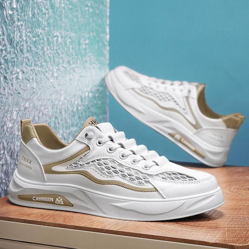 

Новая мужская обувь весенние белые туфли удобные дышащие спортивные кеды легкие и прочные мужские повседневные туфли с низким верхом 44