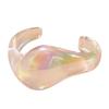 Lightweight Comfortable Geometric Acrylic Bracelet Color Changing Hues Trendy Outfit Complement Versatile Jewelry