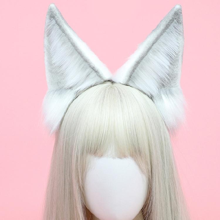 Fashion Foxes Ear Plush Headband Costume Headpiece Adjustable Cosplay Accessory For Party Outfits And Everyday Wear