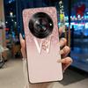 Anti-scratch Soft Case For ZTE Blade A75 5G/ Nubia Focus 5G Custom Name A To Z Letter With Flower Starry Sky Pattern Casing