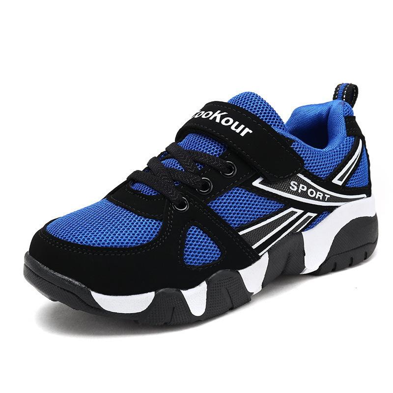 2025 spring and summer fashion mesh boys single shoes casual children boys students middle and older children soft-soled sports shoes
