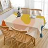Nordic Style Abstract Tablecloth Oxford Cloth Table Cloth Waterproof Rectangular Table Cover for Kitchen Living Room