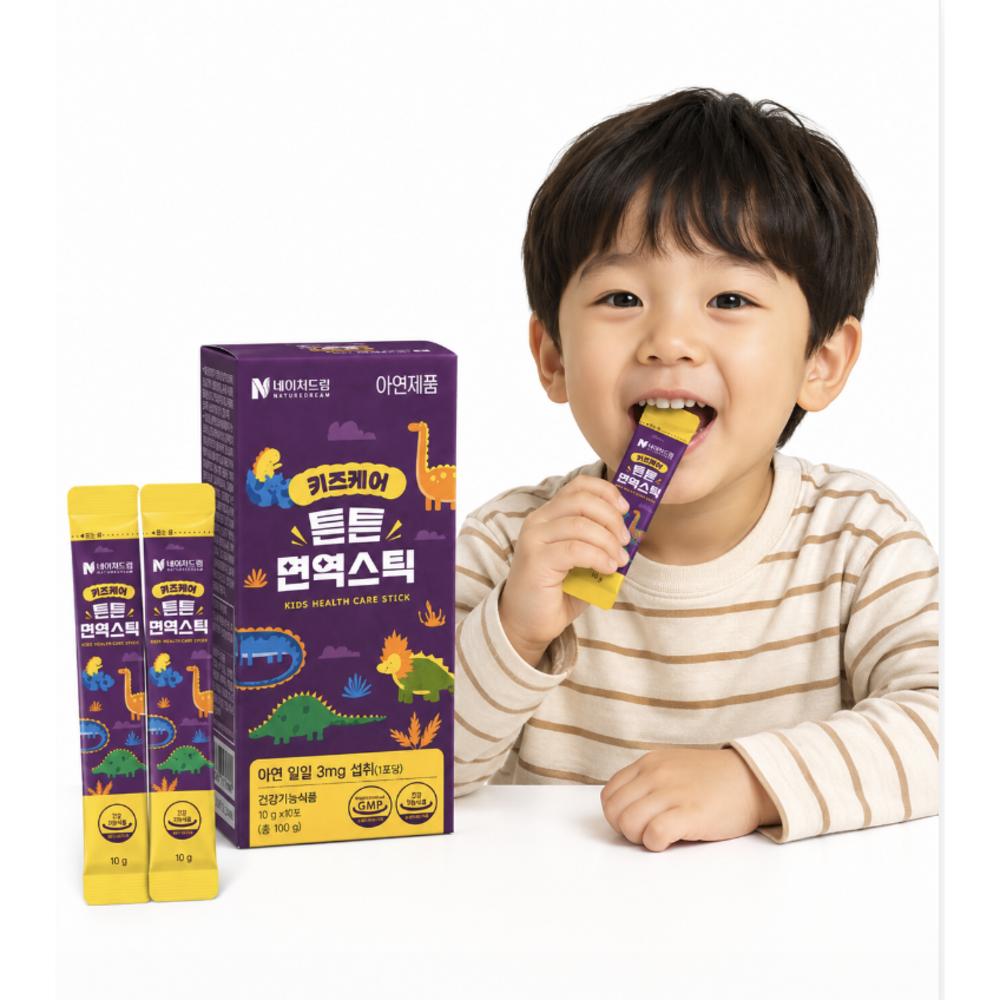 Nature Dream Kids Care Strong Immunity Sticks for Infants 15p 1 Box 150g