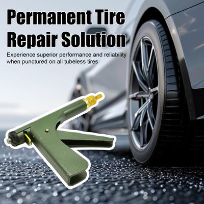 Automobile Tire Repair Kit with Plugs Tyre Punctures Easy To Use Portable Universal Car Tire