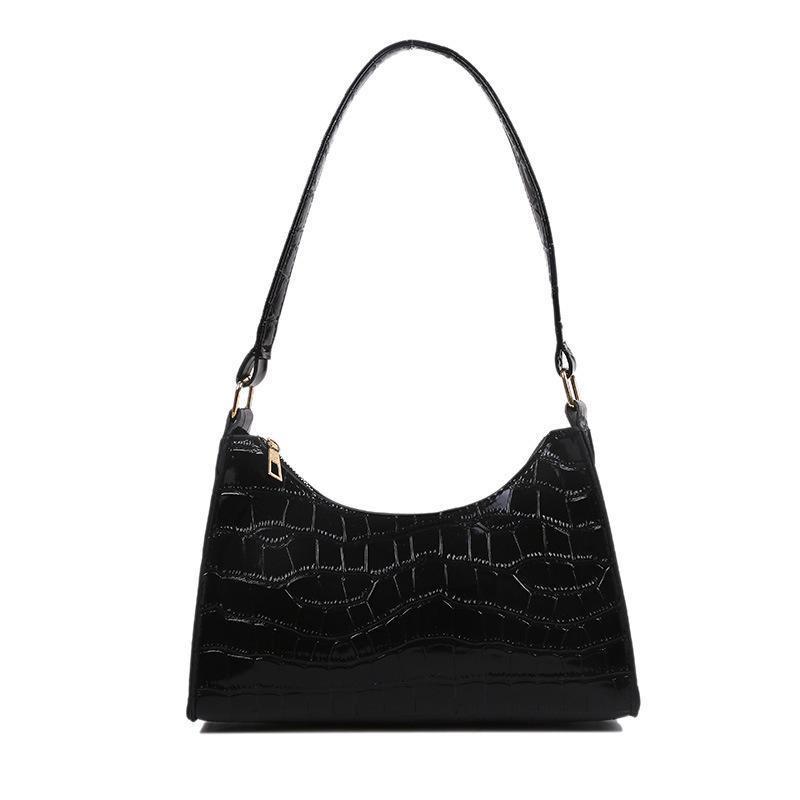 Einkaufstasche Retro Casual Damen Totes Schultertaschen Damen Leder Einfarbig Kette Handtasche für Frauen