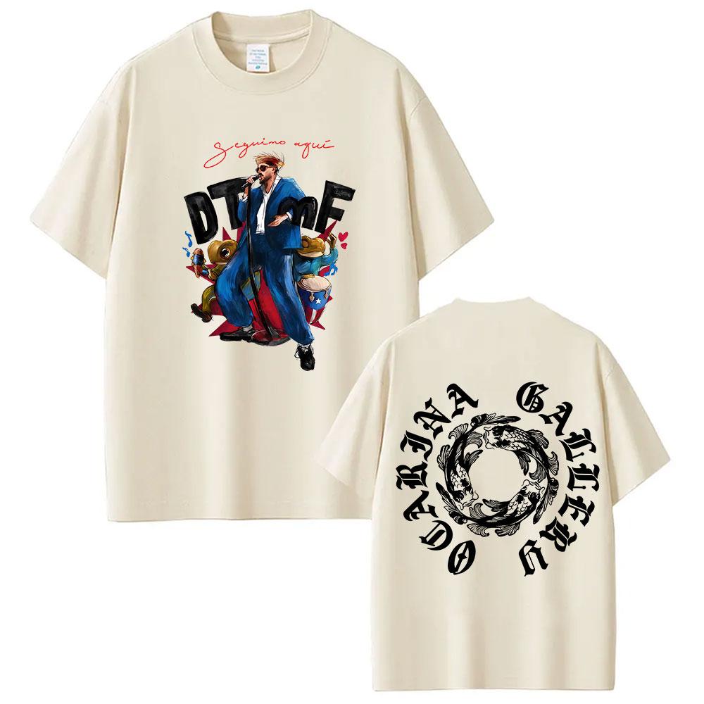 Rapper Bad Bunny Tour 2025 Debi Tirar Mas Fotos DTMF Merch TShirt Unisexs Clothing Summer ONeck Hip Hop Pop Music Tees Streetwear