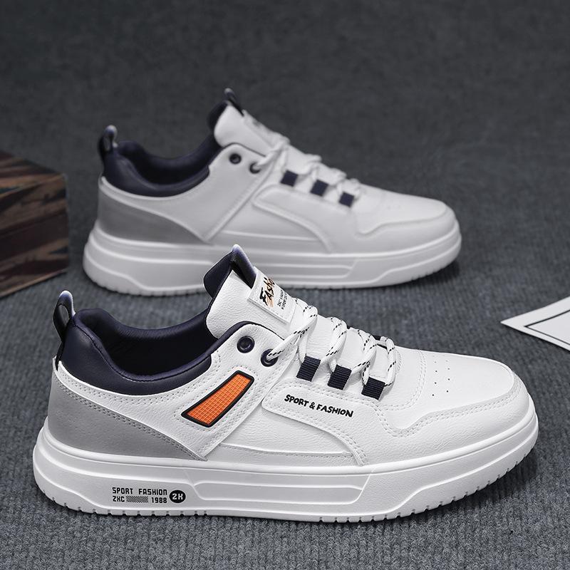 

Мужские кожаные белые туфли на толстой подошве, увеличивающие рост, низкие спортивные и развлекательные туфли для сноуборда, мужская обувь 44