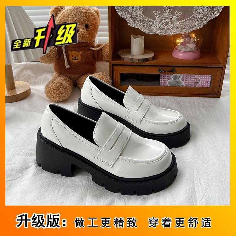 

British Mary Jane Love single shoes muffin platform jk uniform small leather shoes women s shoes spring and autumn 2025 new models 40