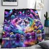 Butterfly flower animals Print Flannel Blanket,High quality Comfortable for All Seasons,Home Decor,Warmth and Comfort,Perfect for Christmas Gifts