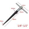 2Pcs 3-13mm/5-16mm Bridge Pin Hole Hand Held Tapered Reamers 6 Fluted Chamfer Reaming Guitar Woodworker Luthier Tool