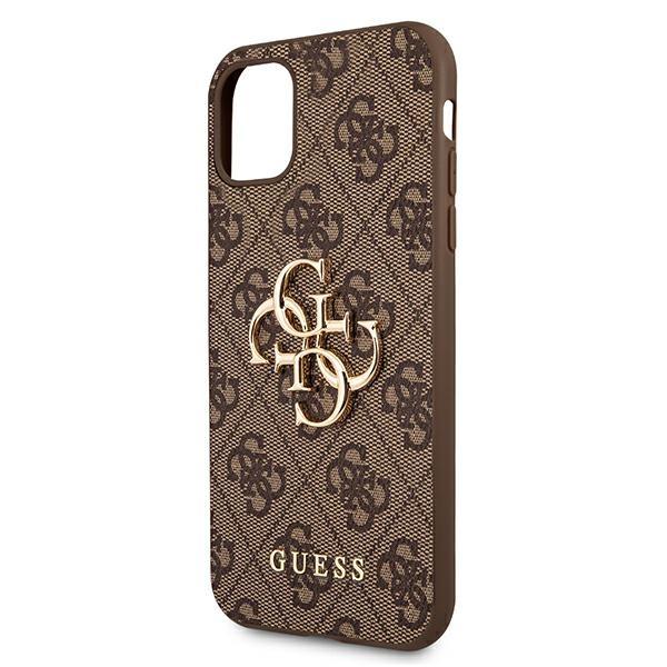 Guess Guhcn614Gmgbr Iphone 11 6.1 / Xr Brun/Brun Hardcase 4G Big Metal Logo