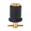 Brass T Handle Drain Plug with Rubber Sl Rust Resistance Marine Boat Accessories