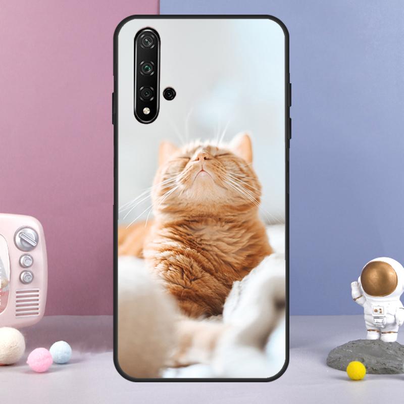 Cute Cat Animal For Huawei Nova 5T 9 10 SE 7i 8i 11i 12i Y73 Y90 Y70 Y72 Y61 Y91 Y60 P20 P30 P40 Lite Case