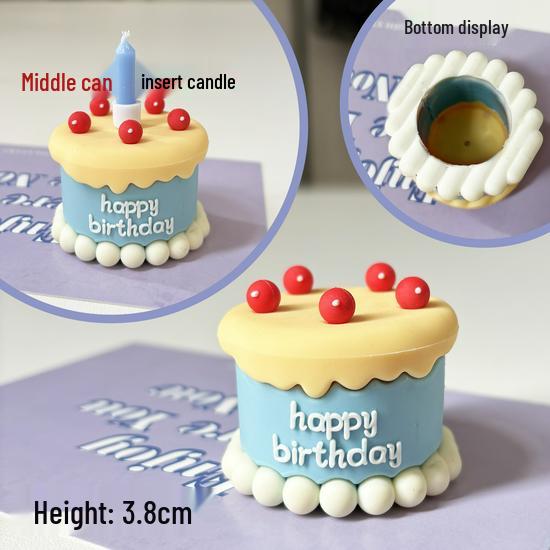 3D Weiche Gummi Mini Cupcake Dekoration Ornamente für Kindergeburtstagsverkleidung