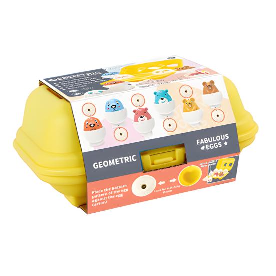 

6 шт./компл. Детская игрушка для сопоставления яиц, дошкольное обучение цветам животных, обучающая игра-сортировка яиц для малышей, мальчиков и девочек, подарок B