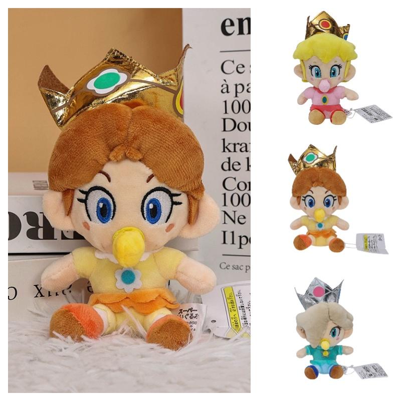 6-inch Small Mario Princess Baby Plush Doll Soft And Cuddly Toy For Kids And Collectors Cartoon Character Inspired