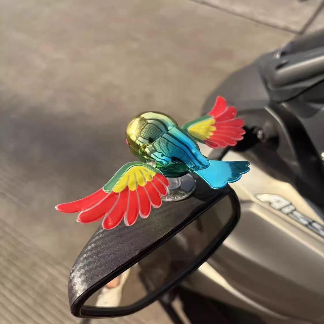 

Flying bird motorcycle car creative ornament wind plug-in car decoration simulation bird feng shui ornament cute car accessories