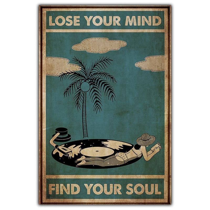 Vintage Abstrakte Kunst Figur Leinwandbild Mode Wandkunst Poster Schallplatte Musik Tänzer Wohnzimmer Heimdekoration Wandbild
