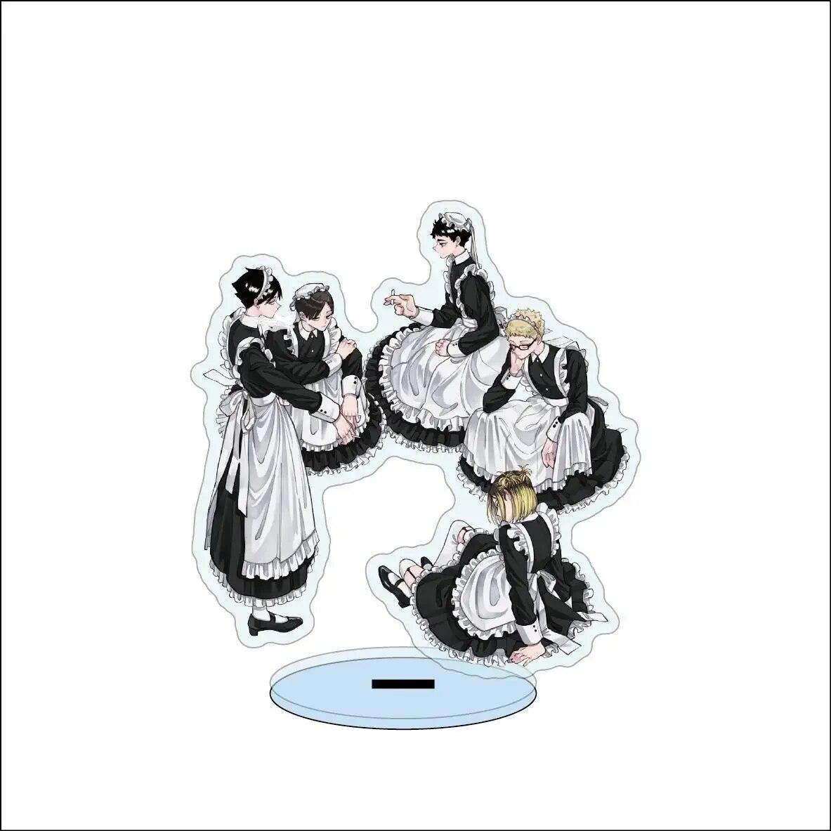 

Украшения для стола в стиле аниме Haikyuu!! Акриловая подставка, фигурка, модель, настольная тарелка, волейбол, экшн-фигурки для мальчиков, игрушки, аниме, занятия 12