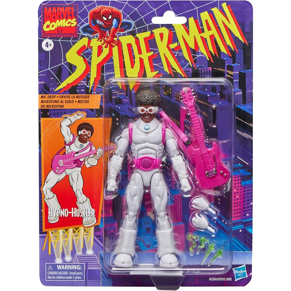 

Hasbro Marvel Legends Series Spider-Man Hypno Hustler Retro Blister Pack Action Figure G2356 Collector s Item