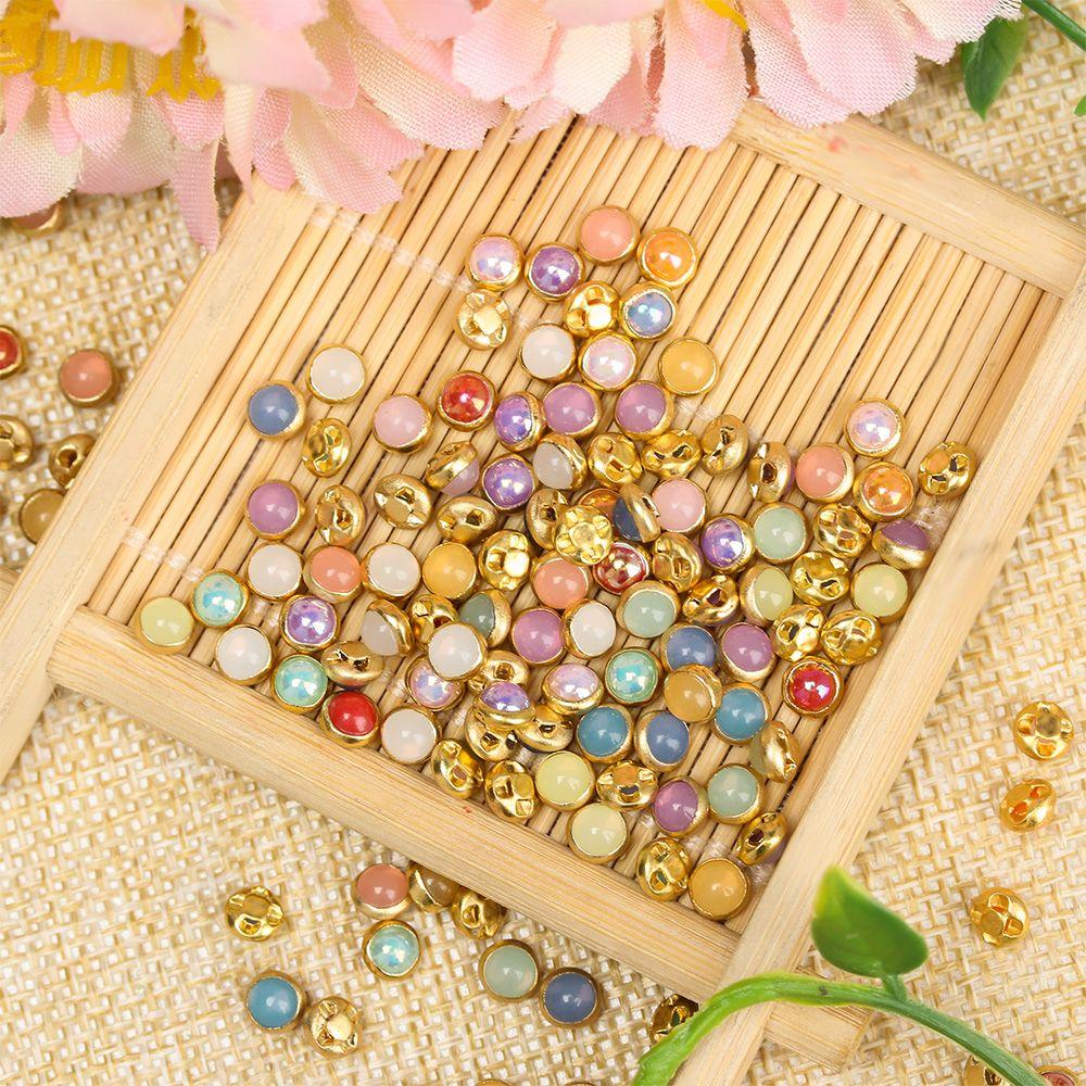 Dollhouse Miniature DIY Doll Clothes 1/6 Dolls Mini Pearl Buttons Pullip Clothing Sewing