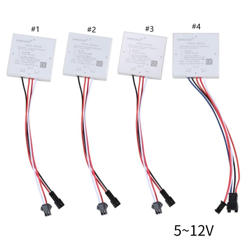 Industrial Touch Sensor Convenient Touch Switches 2-12V for Bathroom Glass
