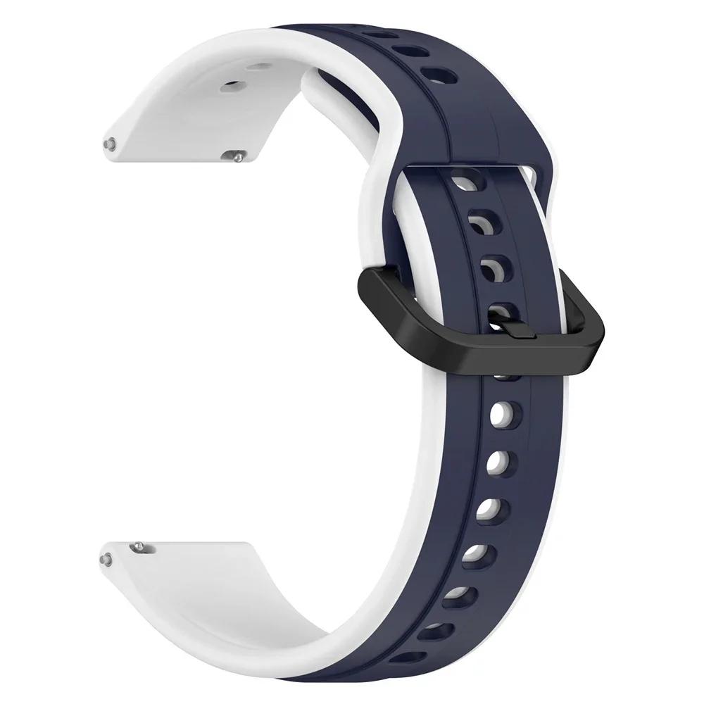 20/22mm Sports Silicone Strap For Samsung Galaxy Watch 6 5 Pro 40 44mm 45mm Bracelet Watch 6 4 Classic 47mm 43mm Band Accessorie