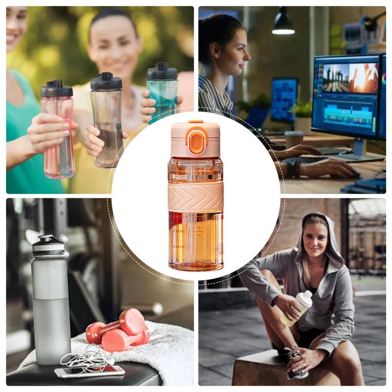 Portable Sports Bottle 710ml Fitness Drinking Bottle Portable Sports Hydration Container For Fitness Running Hiking Travel