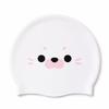 Ear Protection Silicone Swim Caps Animal Printed Seal Swim Hat Swimming Caps  Women Girls