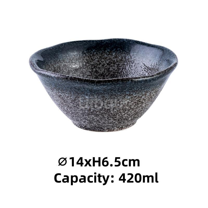 5inch 5.5 Inch Japanese Ceramic Rice Bowl Porcelain Dishes Pretty Restaurant Table Top Items Soup Noodles Sauce Bowls Dinnerware